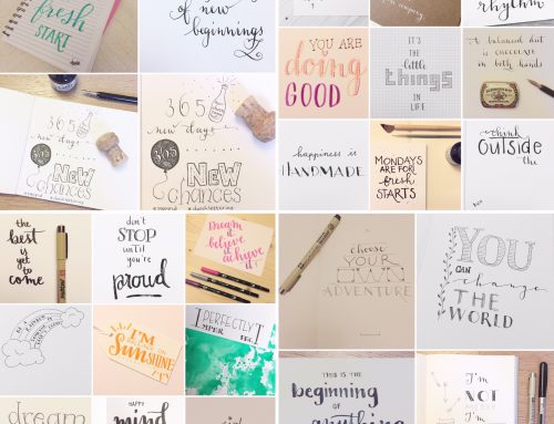 Collage dutchlettering challenge 