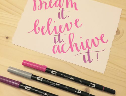Handlettering challenge dag 29/31