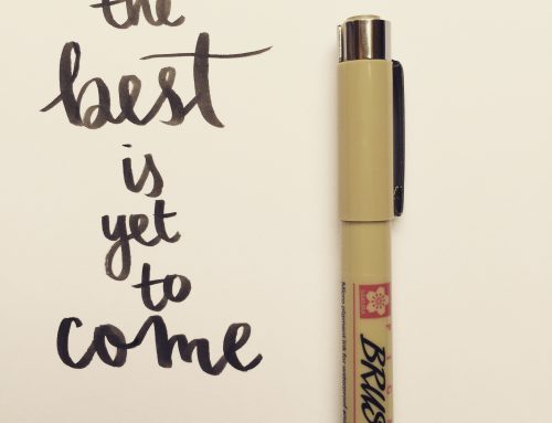 Handlettering challenge dag 31/31